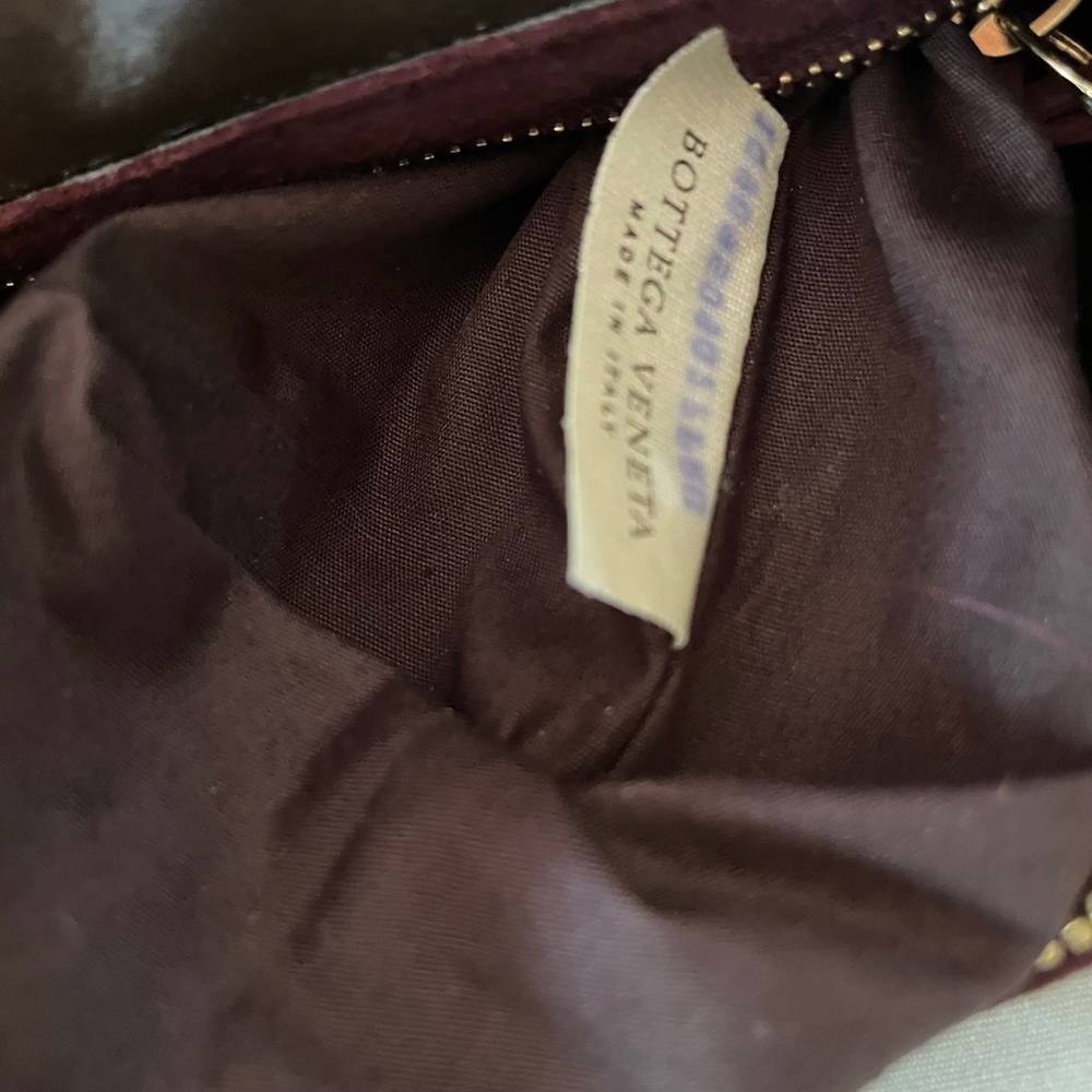 Bottega Veneta Intrecciato Suede Handbag Brown - Picture 15 of 16